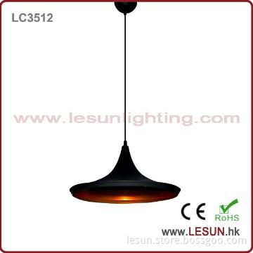 Black Aluminum strawhat shaped 35w led ceiling pendant light LC3512